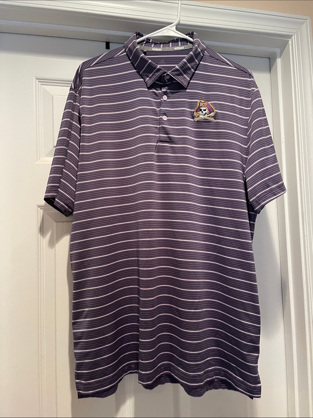 Men's XL Adidas East Carolina University Performance Polo